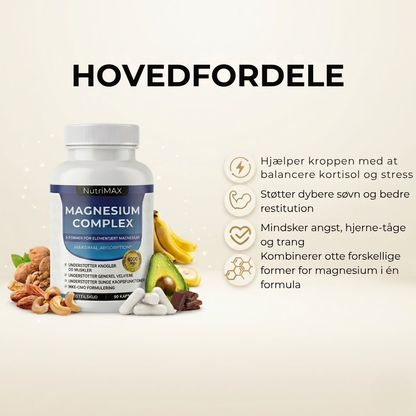 NutriMAX Magnesium Complex | Støtte til dybere søvn & muskelrestitution