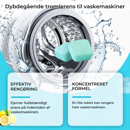 VaskFrisk™ | Renere vaskemaskine. Friskere tøj. Mindre lugt.