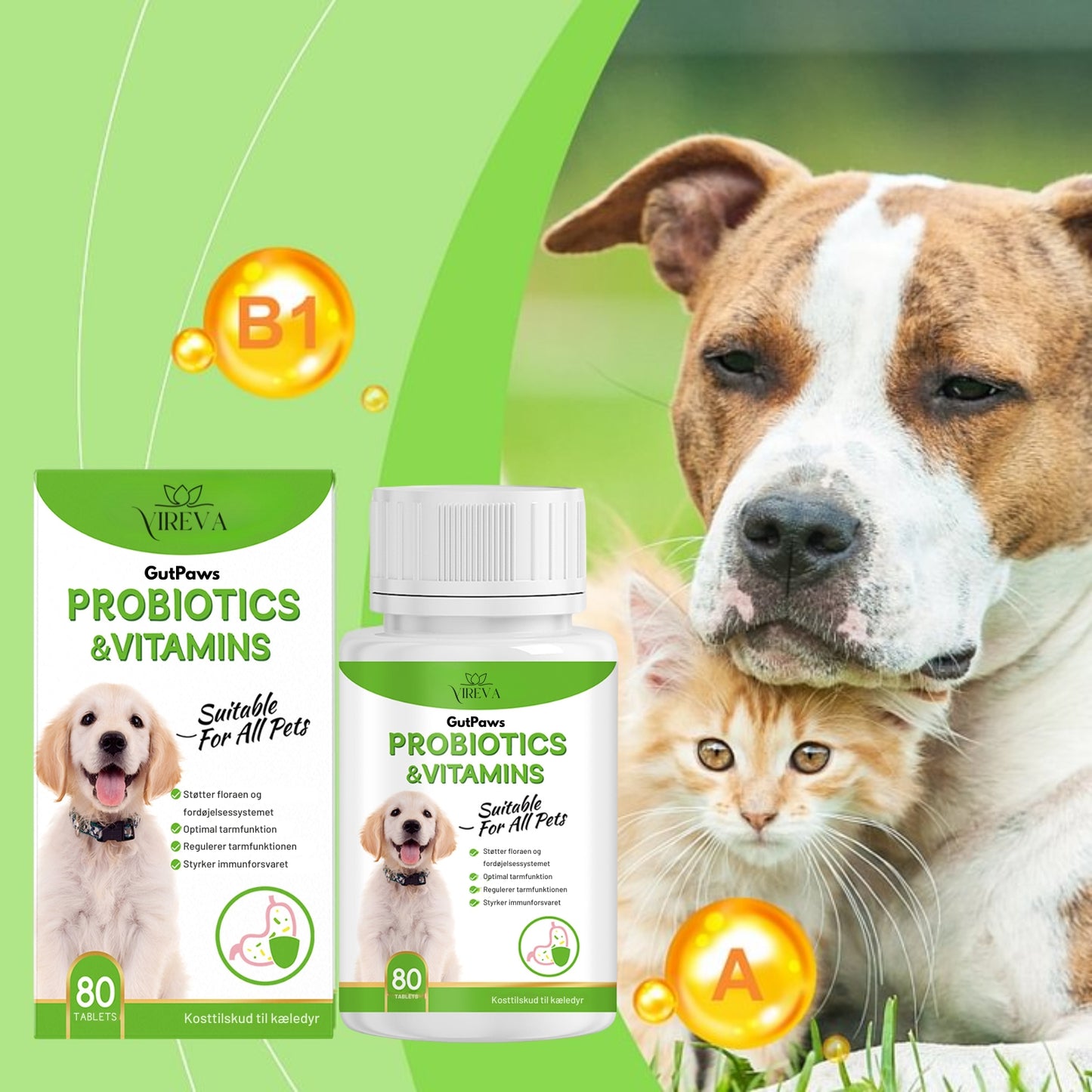 GutPaws™ – Probiotisk støtte til hunde