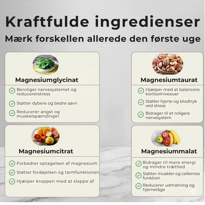 NutriMAX Magnesium Complex | Støtte til dybere søvn & muskelrestitution