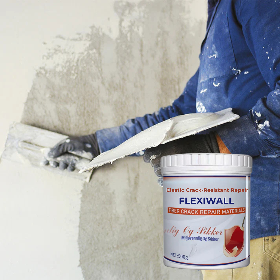 FlexiWall™ Reparationscreme | Reparer revner på få minutter og få dine vægge til at se ud som nye!