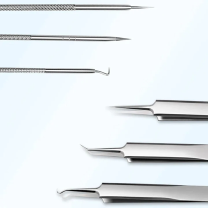 PletFri™ | Sæt med værktøjer til fjernelse af hudorme i rustfrit stål