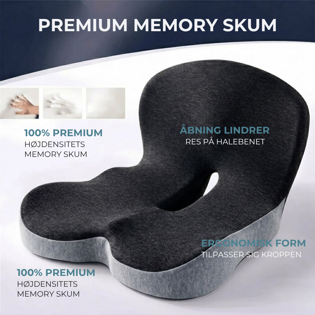 SitEase Pro™ | Sig farvel til ømme hofter og ubehag – sid komfortabelt hele dagen.