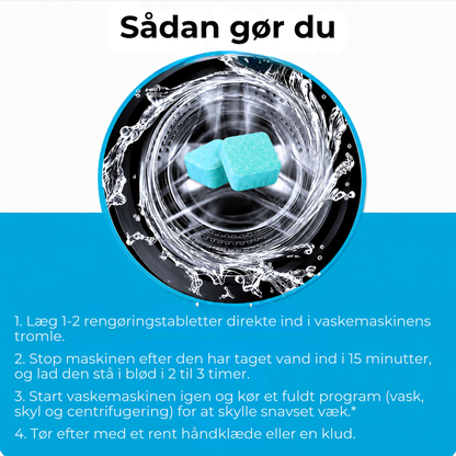 VaskFrisk™ | Renere vaskemaskine. Friskere tøj. Mindre lugt.