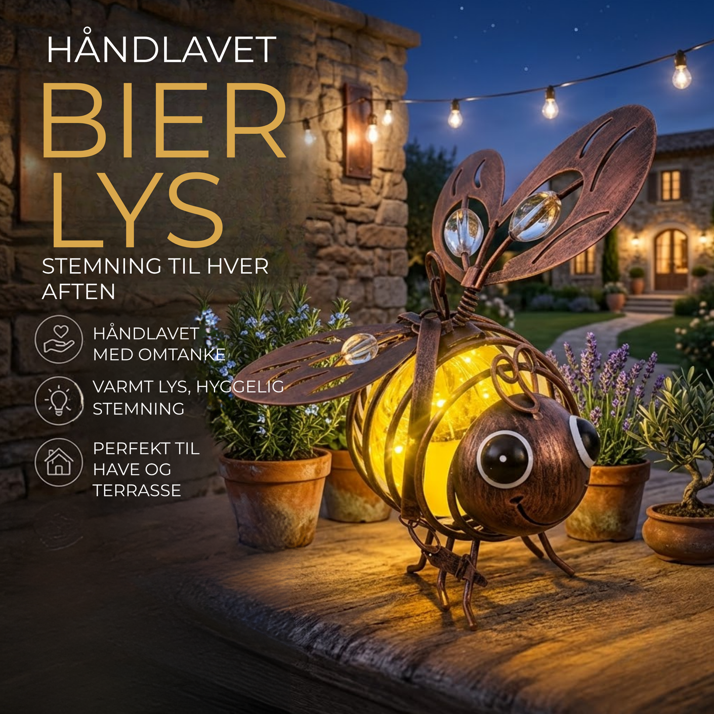 Solar Bee ™ | Lys din have op med et magisk bi-skær