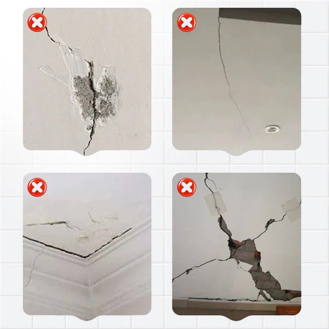 FlexiWall™ Reparationscreme | Reparer revner på få minutter og få dine vægge til at se ud som nye!