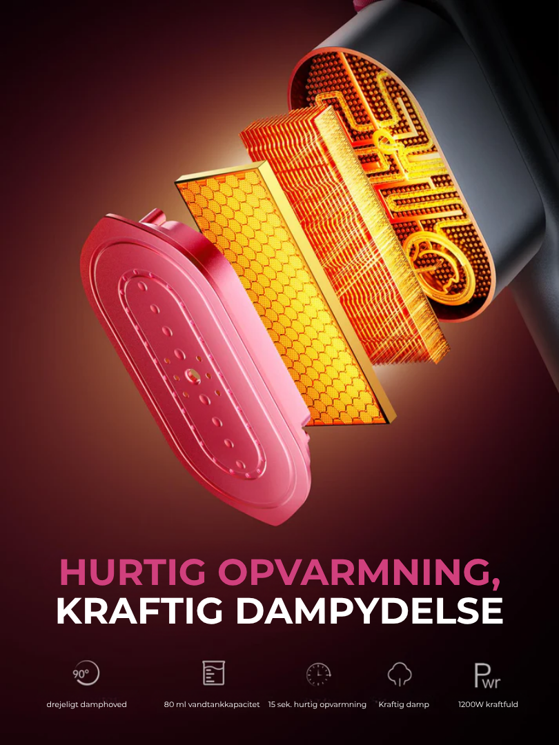 VapoPress™ Steam Iron | Krølfri stil på få sekunder – når som helst, hvor som helst