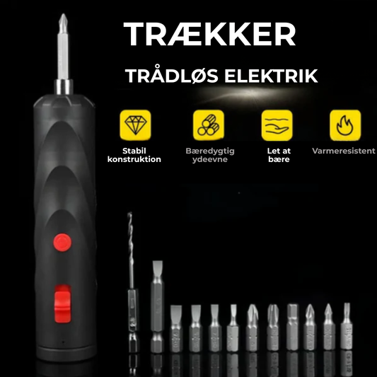 SkrueMester™ | Ledningsfri elektrisk skruetrækker