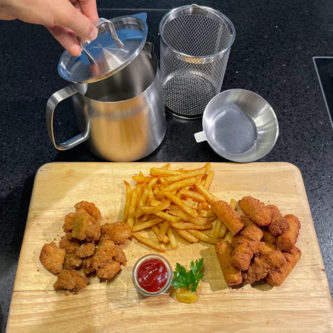 EcoFry Keeper™ | Steg smartere, spar penge og få perfekt filtreret olie på få minutter