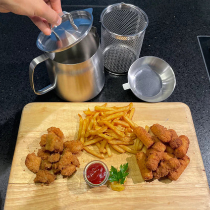 EcoFry Keeper™ | Steg smartere, spar penge og få perfekt filtreret olie på få minutter