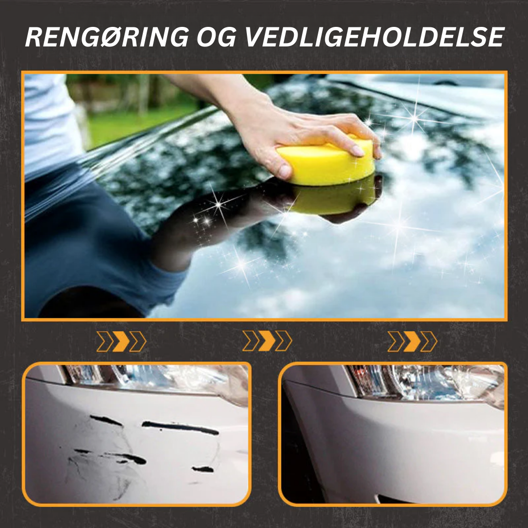 Helt ny formel RidseVæk™ | Sig Farvel til Ridser og Hej til Skinnende Lak!