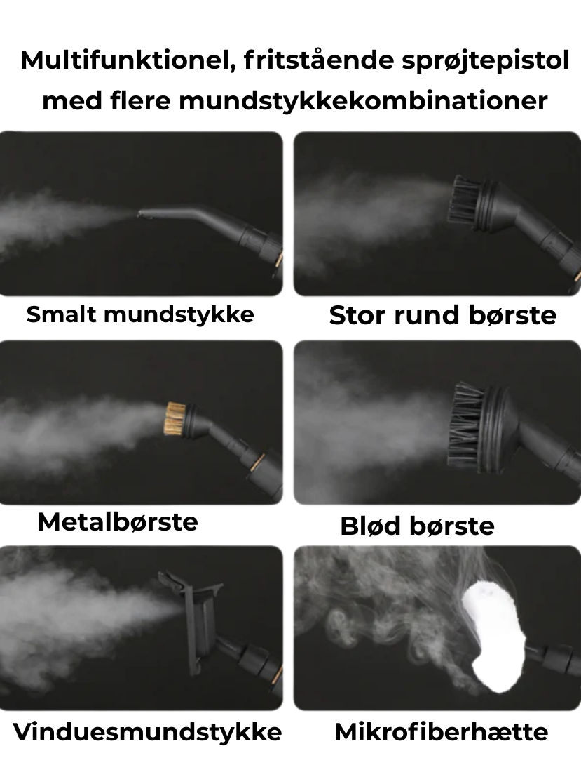 SteamClean Pro 2.0 | Sig farvel til bakterier og fedt