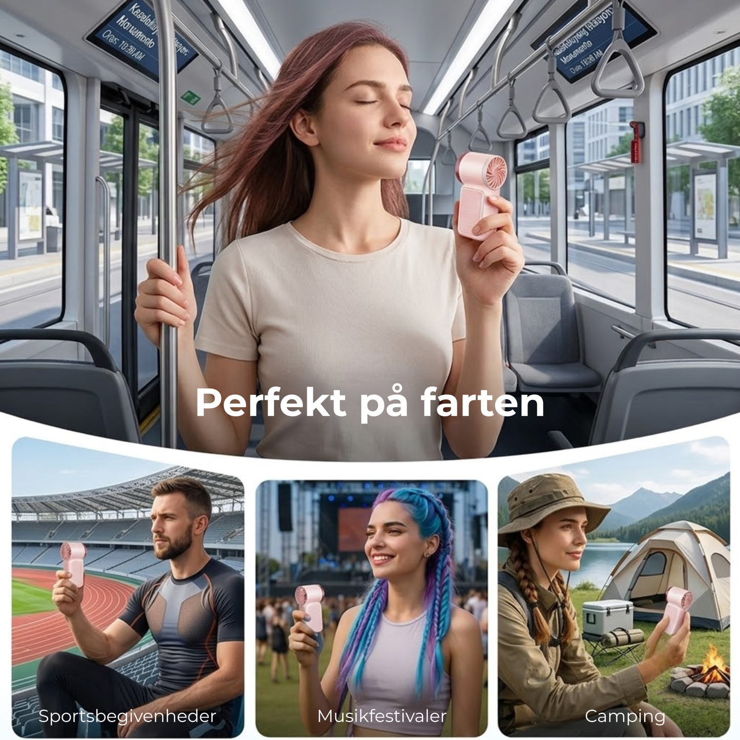BreezePop™ | Sig farvel til varme dage, smeltet makeup og kvælende pendling