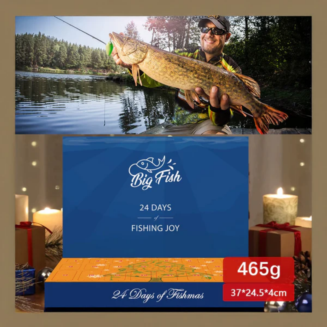 Fiskelycka™ Adventskalender - Den fedeste julekalender med fisketema! 🎣