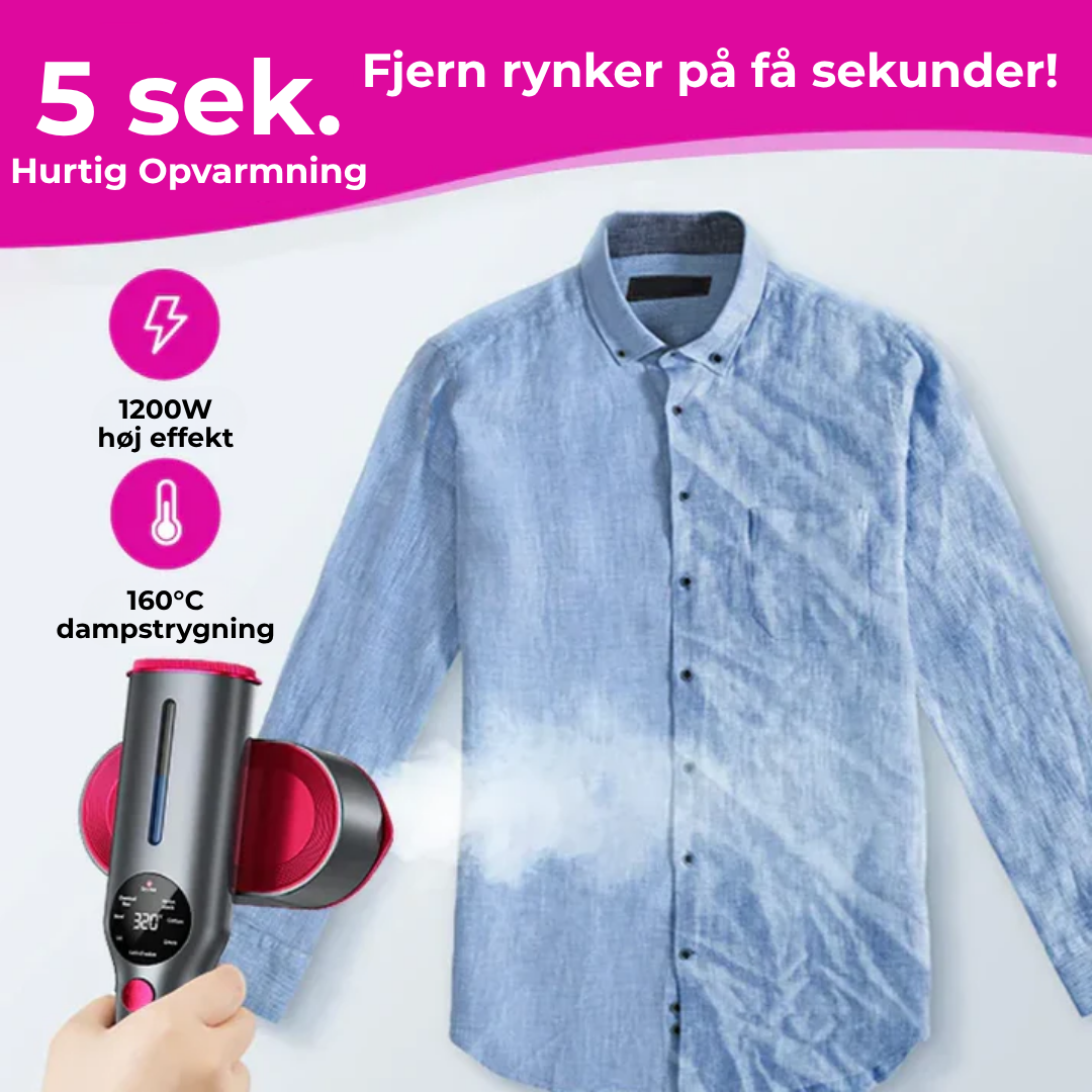 VapoPress™ Steam Iron | Krølfri stil på få sekunder – når som helst, hvor som helst