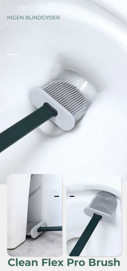 Clean Flex Pro Brush | Sig farvel til toiletpletter for altid med den ultimative løsning til et pletfrit badeværelse!