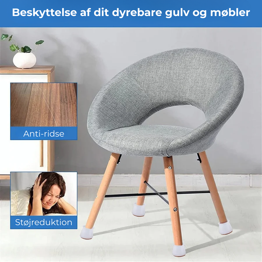 SiliconeFod™ | Sig Farvel til Ridser – Møbelbeskyttelse der Glider Stille!