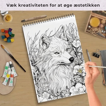RoFlow Coloring™ | Slip væk fra stress og find indre ro gennem kreativ farvelægning