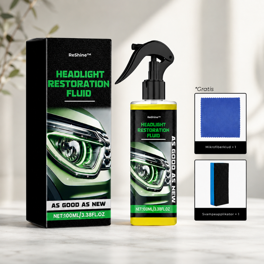 ReShine™ | Giv matte forlygter klar glans på få minutter