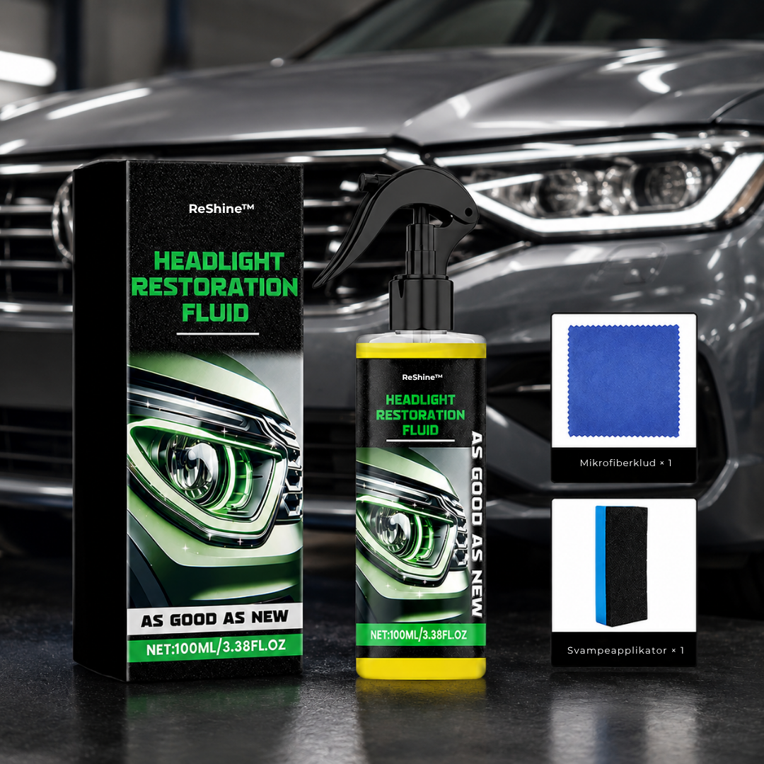 ReShine™ | Giv matte forlygter klar glans på få minutter