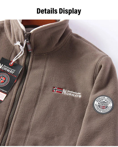 Unisex dobbeltlags vatteret fleecejakke | Den mest alsidige fleece denne sæson